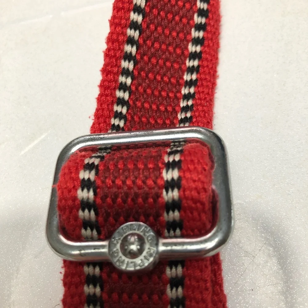 Kipling Small Nylon Red Crossbody Bag With Adjustable Strap Red - Picture 8 of 9